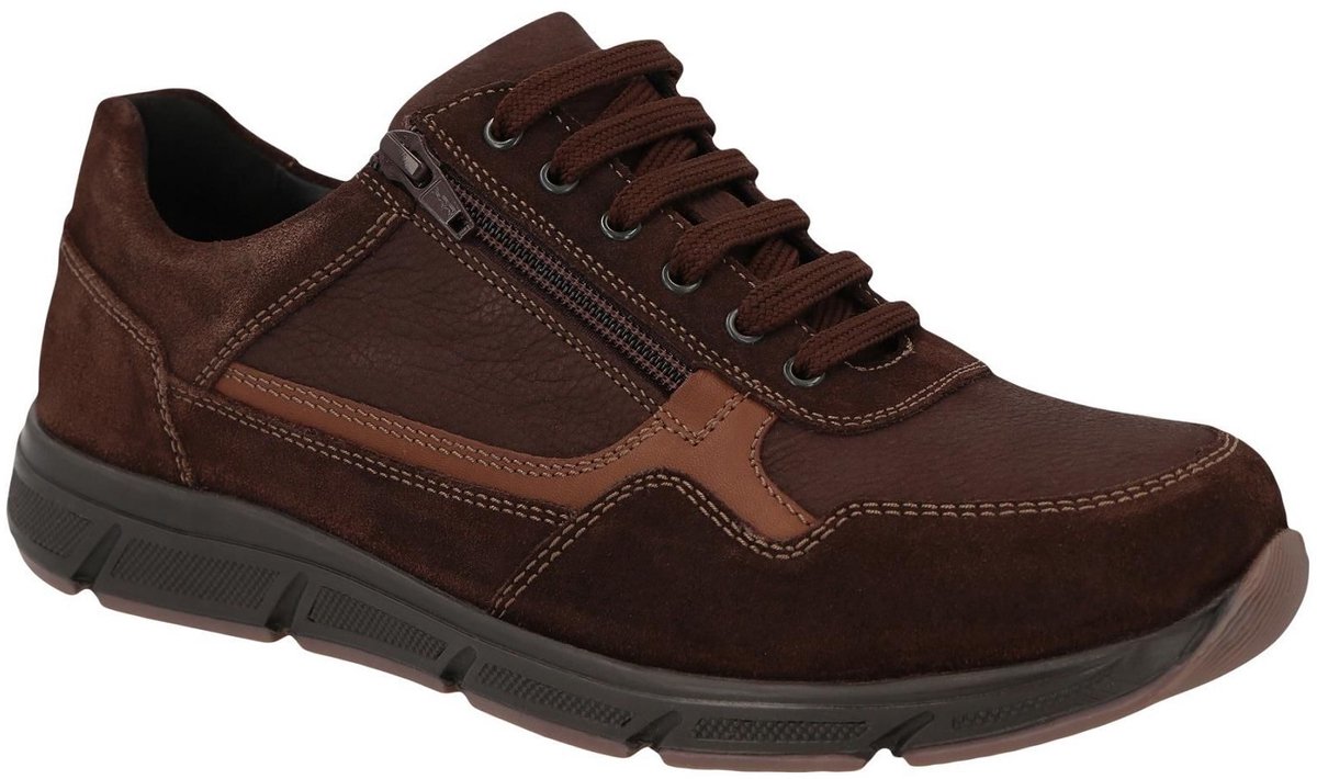 Solidus 67032-30867 M bruine herensneaker voor steunzolen