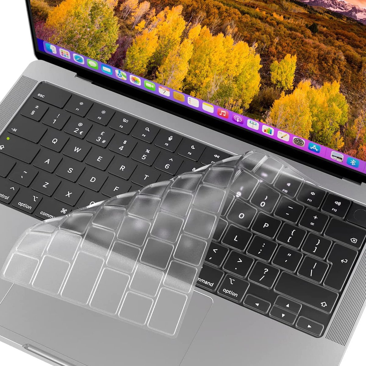 SolidKeus - Toetsenbordcover voor MacBook Air 15 Inch en Pro 14 Inch