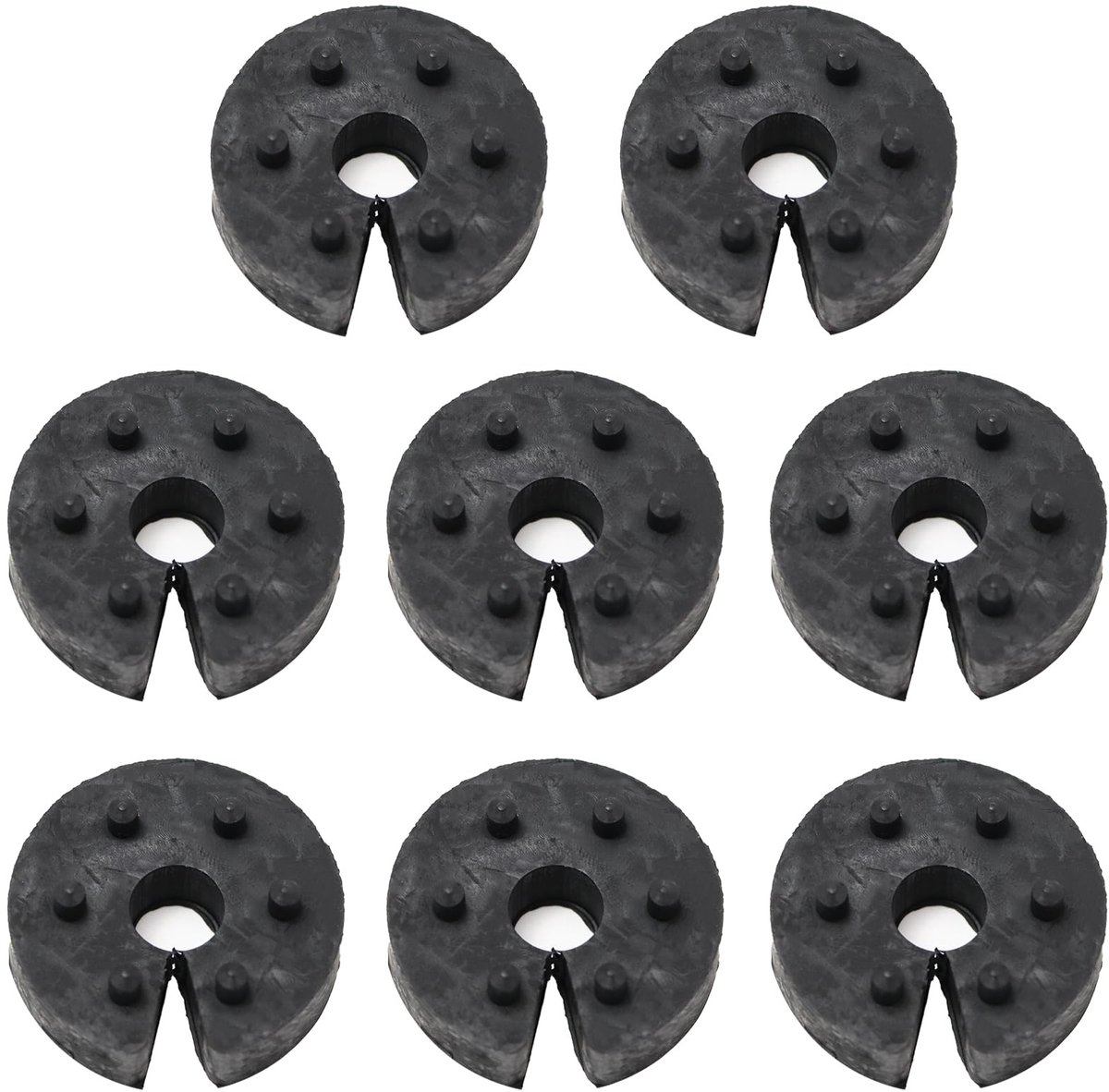 SolidKeus - Set van 8 Universele Rubber Spring Travel Limiters