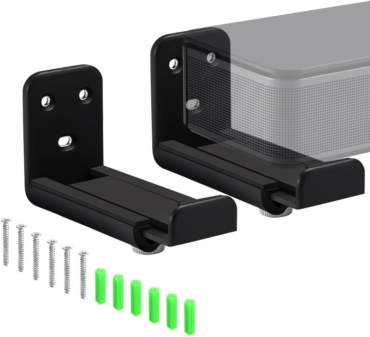 SolidKeus - Universele Wandbeugel voor Soundbars met Verstelbare Diepte