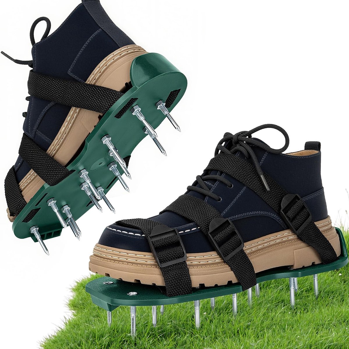 SolidKeus - Draagbare Grondbeluchtingschoenen met Spikes