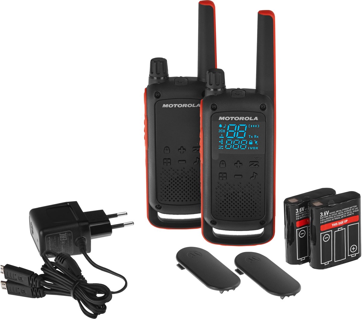 Motorola Talkabout T82 - Twin Pack - Zwart