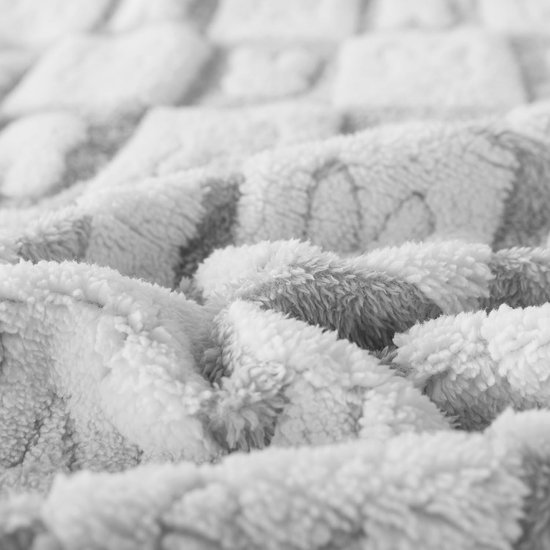 Knuffeldeken Kinderen - Baby Deken - Warmte en Comfort - Hypoallergeen Materiaal - 75 x 100 cm - Grijs — afbeelding 2