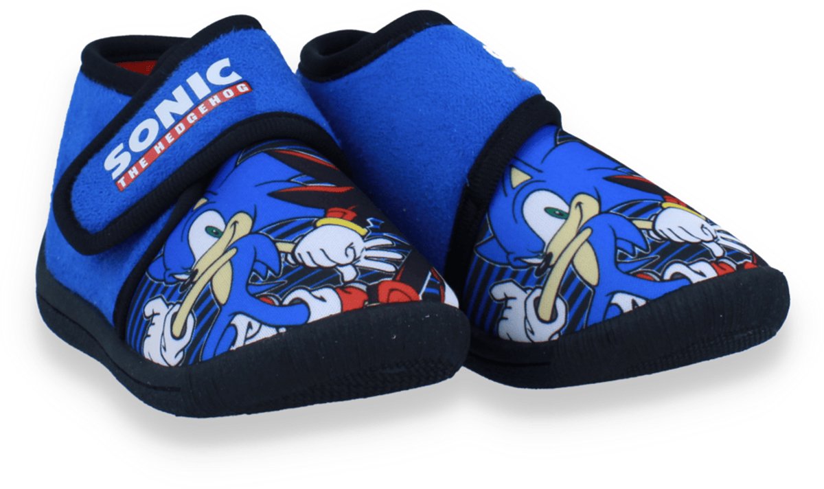 Sonic Jongens Pantoffel | Blauw | Maat: 26