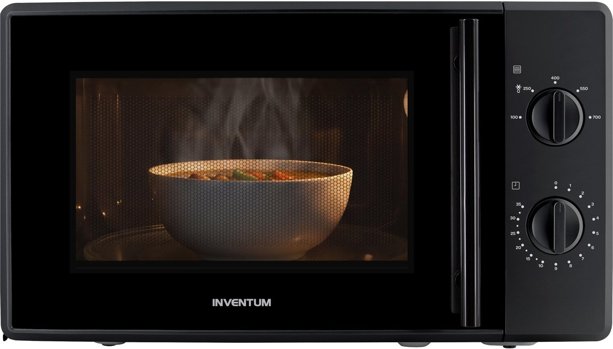 Bol.com Inventum MN205SB Solo magnetron - 20L - 700W - Ontdooifunctie - Zwart aanbieding
