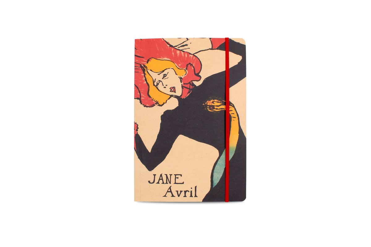 Lanzfeld - Notitieboek - A5 - Softcover - Toulouse-Lautrec - Jane Avril