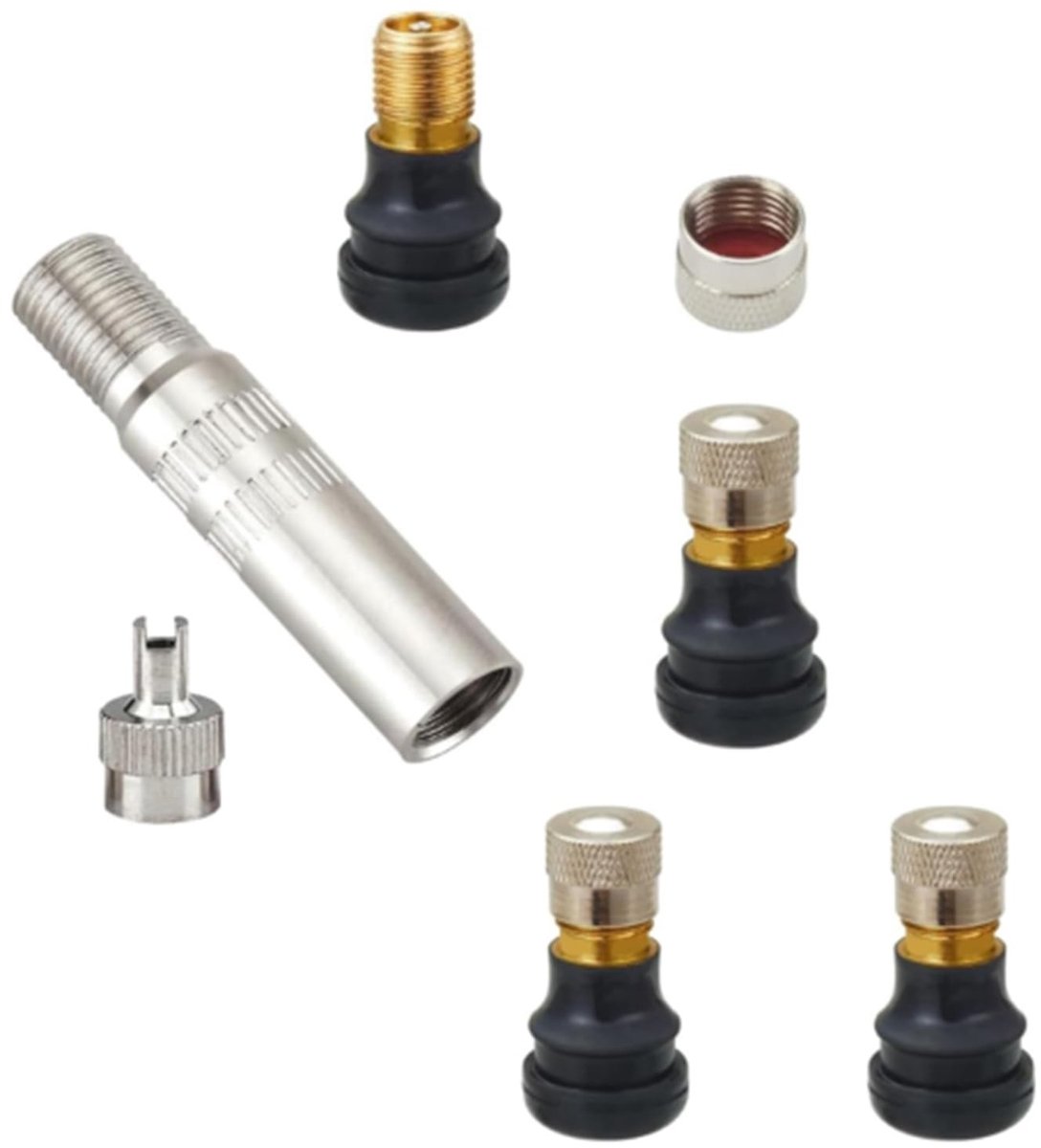 SolidKeus - Set van 4 Tubeless Ventielen voor E-Scooters