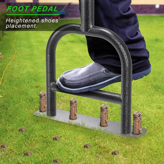 Gazonbeluchter Tool - Gras Beluchten - Tuin Onderhoud - Verbeterde Holle Tand - 44 x 23 cm — afbeelding 4