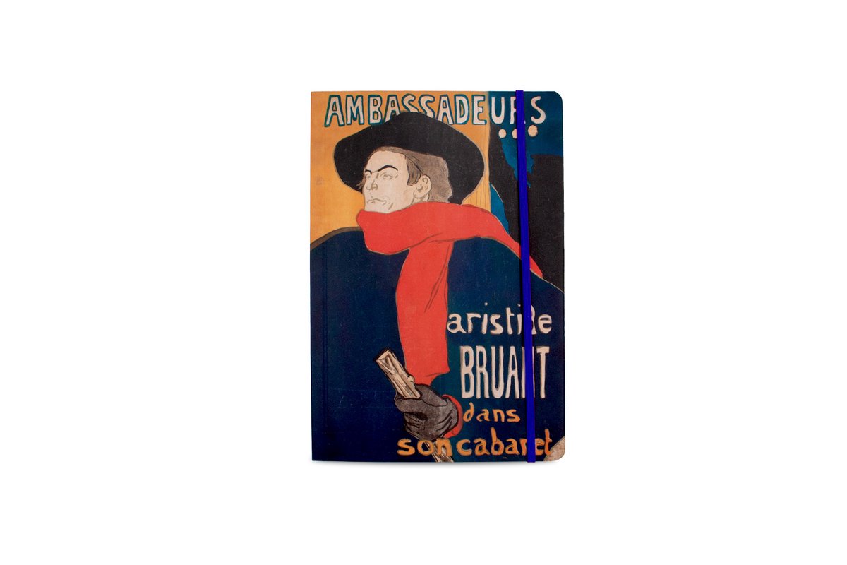 Lanzfeld - Notitieboek - A5 - Softcover - Toulouse-Lautrec - Aristide Bruant