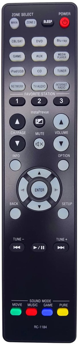 SolidKeus - Remote Control voor Diverse AV Ontvangers
