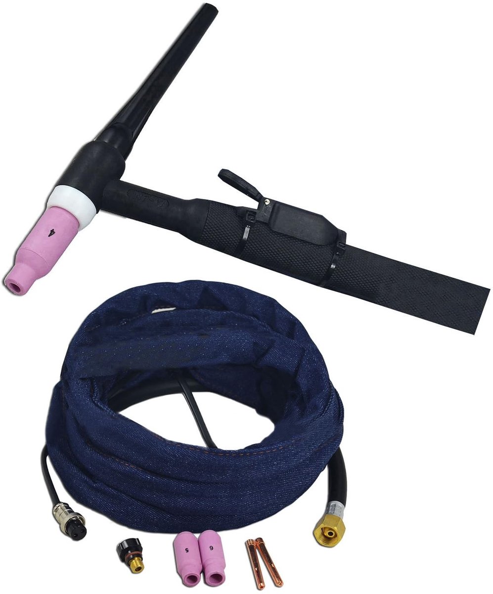 SolidKeus - WP-17 SR-17 150Amp Air Cooled TIG Lasapparaat Compleet met Cowboy Cover