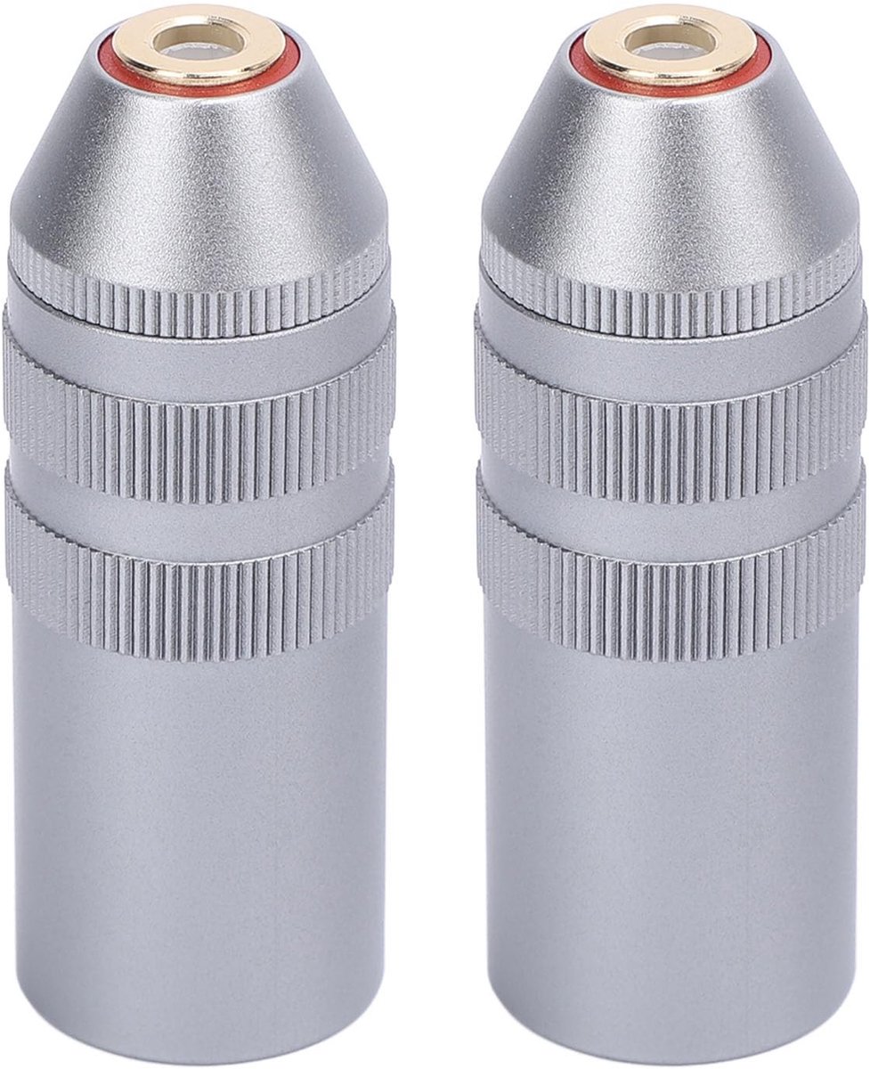 SolidKeus - 4-pins XLR naar 4,4mm Gebalanceerde Adapter Set van 2