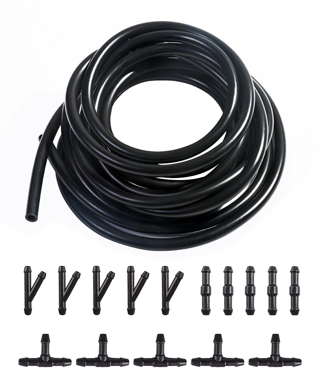 SolidKeus - 10FT Windshield Washer Hose Kit voor Auto's