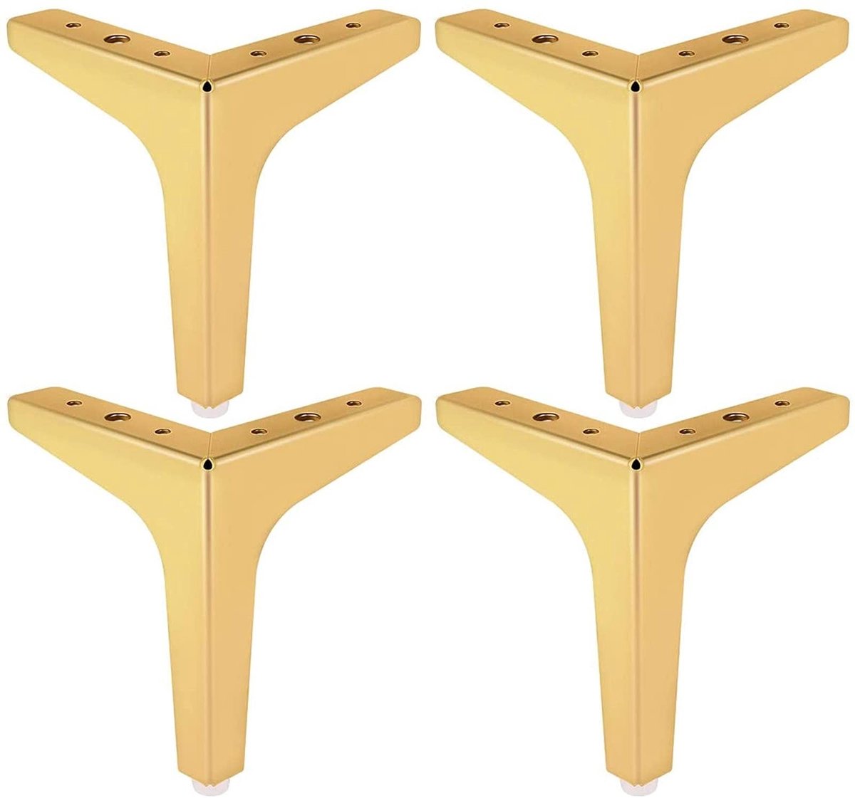 SolidKeus - 4 Stuks Metalen Meubelpoten voor Stoelen en Tafels