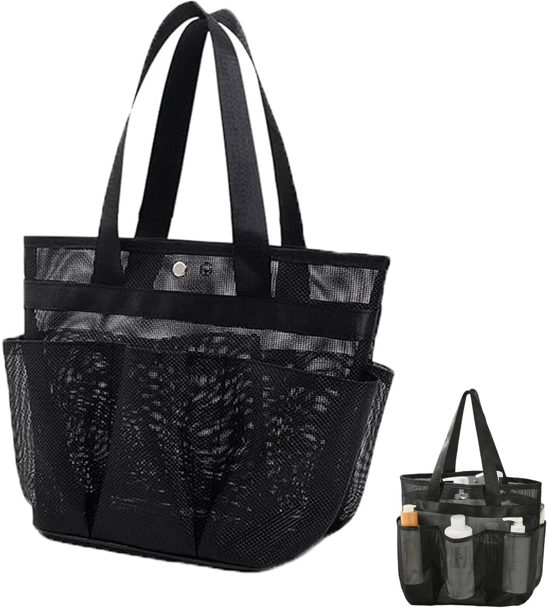 SolidKeus - Draagbare Mesh Toilettas voor Strand en Gym