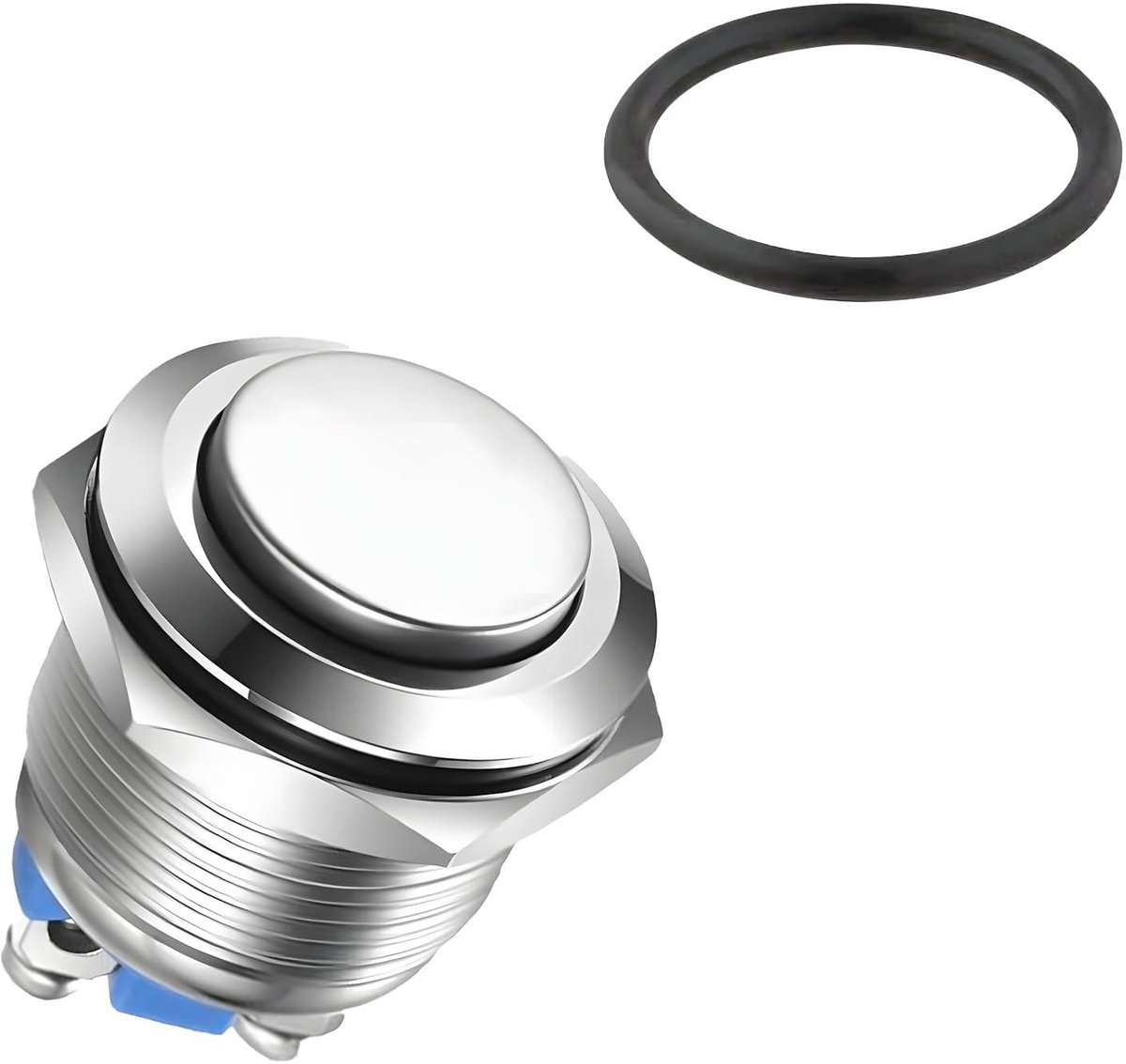 SolidKeus - 16mm Drukknop Schakelaar met IP67 Beveiliging