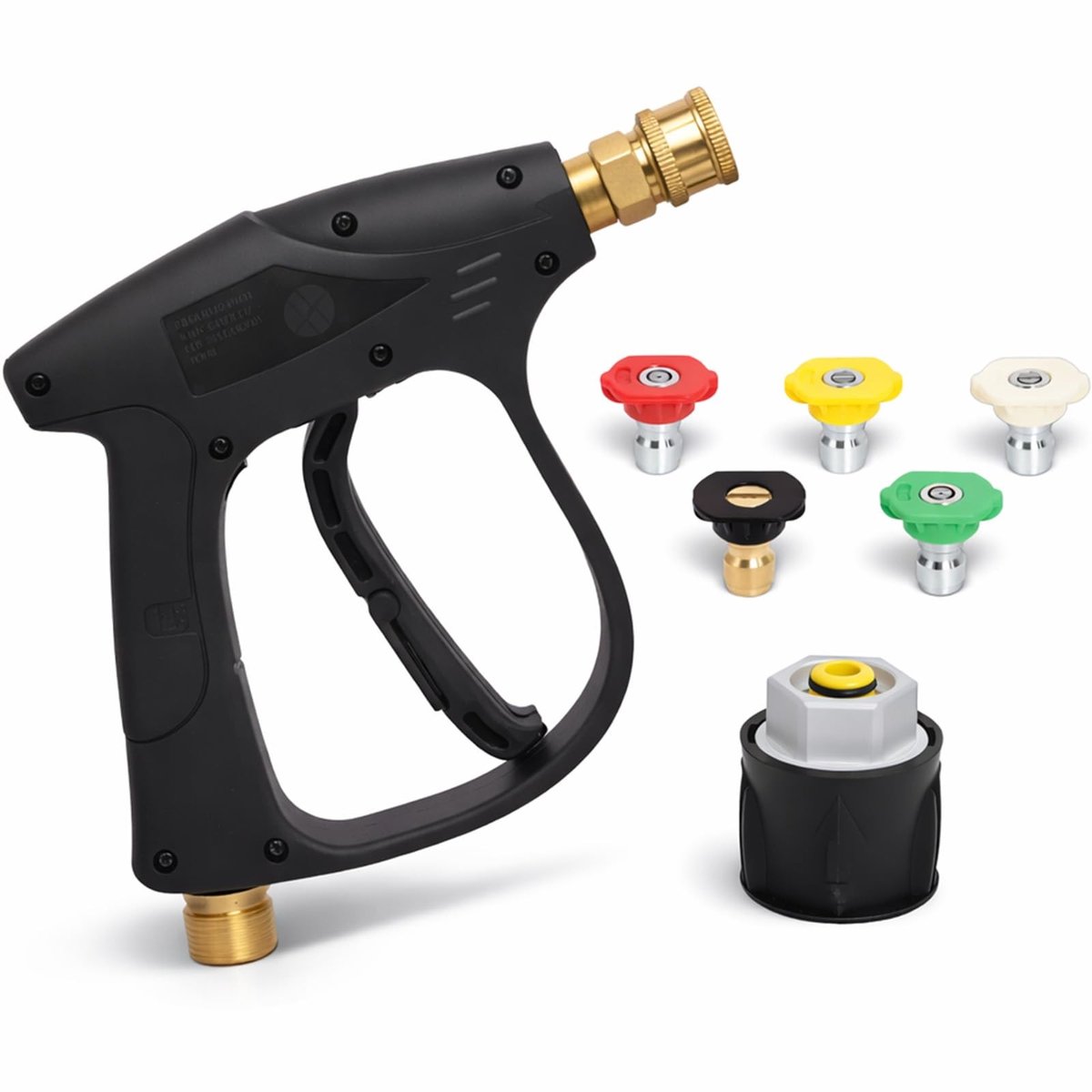 SolidKeus - Hogedrukreinigingspistool met 5 Nozzles