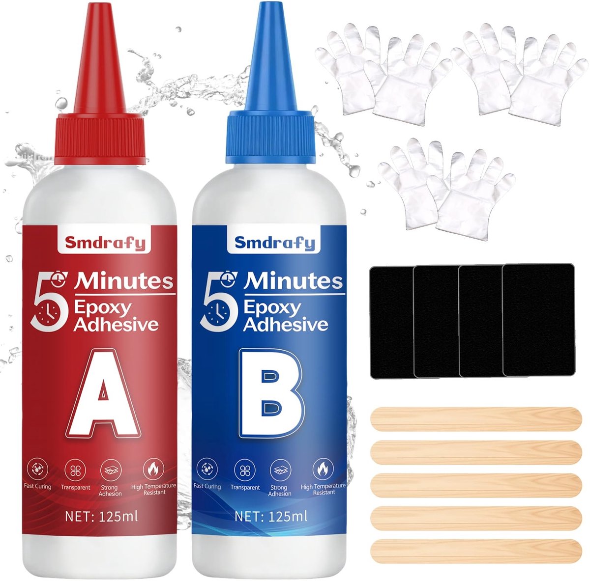 SolidKeus - Sneldrogende Epoxylijm 2x125ml voor Meerdere Materialen