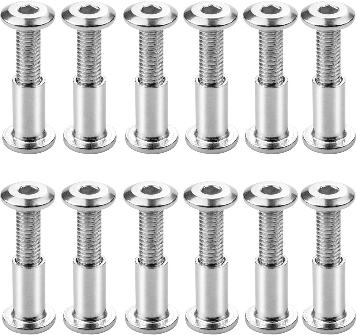 SolidKeus - M6 RVS Binding Posts voor Meubelassemblage