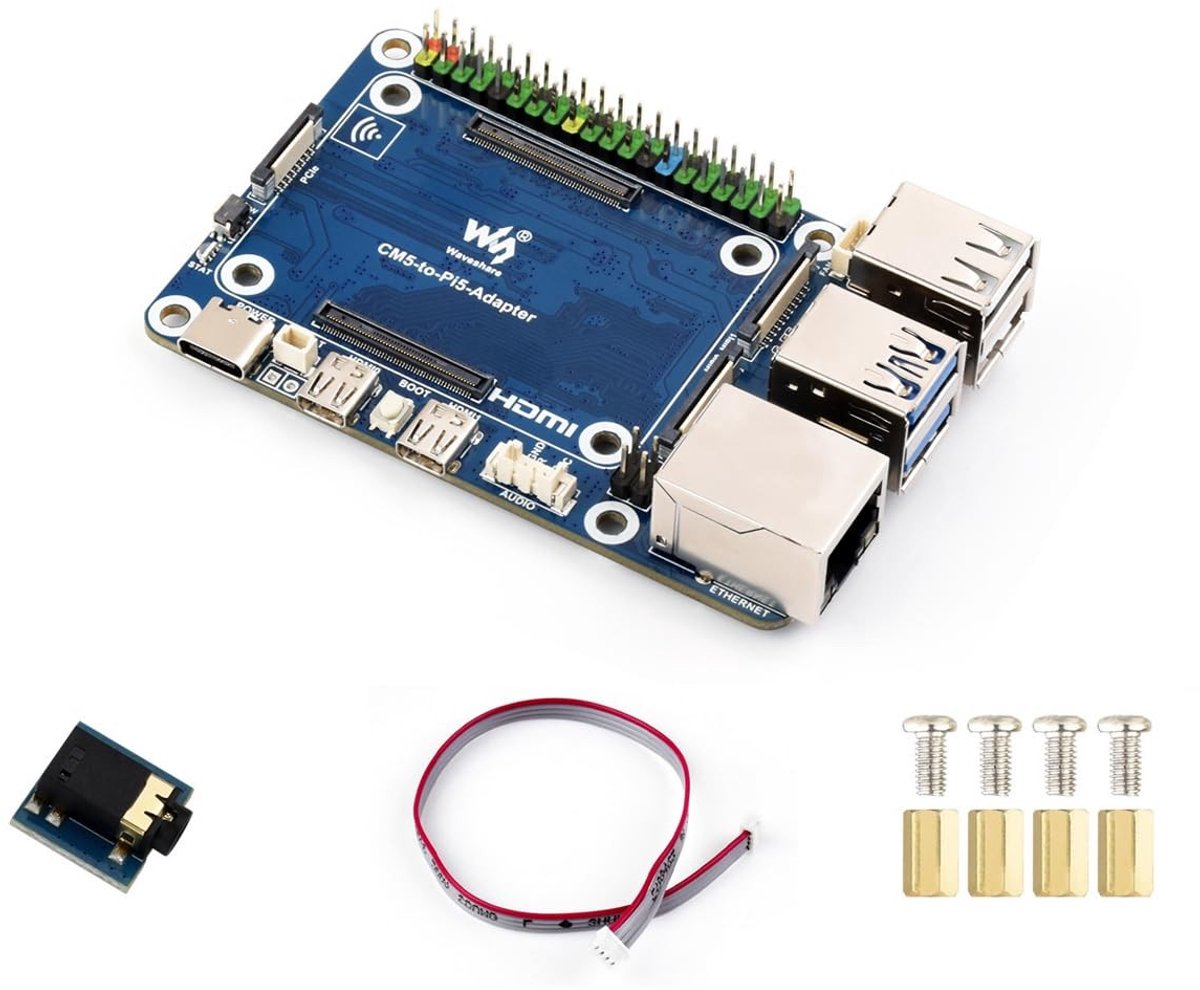 SolidKeus - Adapterbord voor Raspberry Pi Compute Module 5