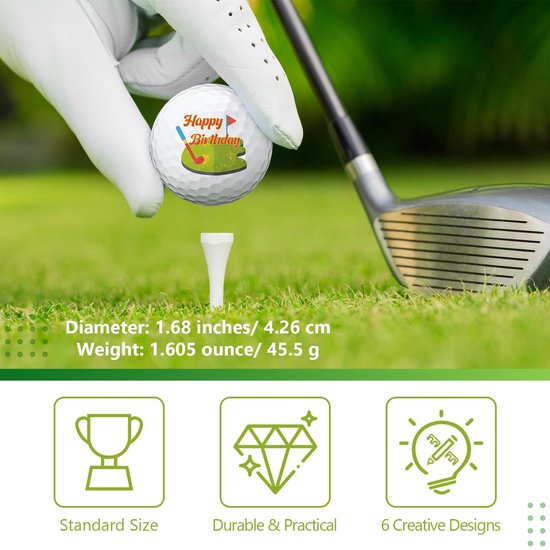 SolidKeus - Golf Cadeauset voor Golf Fans - 6 Stuks van Solidkeus — afbeelding 2