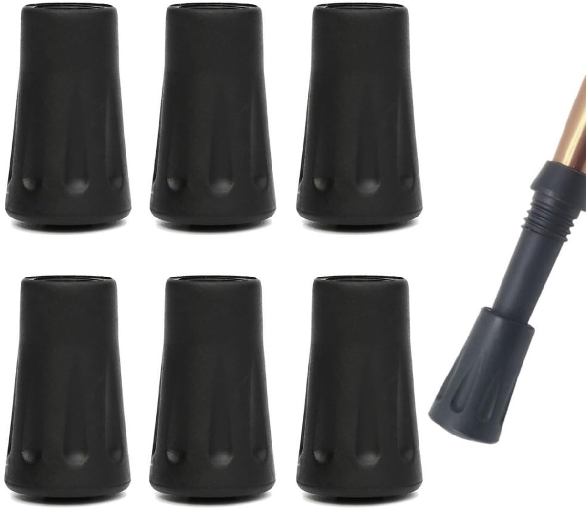 SolidKeus - Set van 6 Rubber Buffers voor Wandelen
