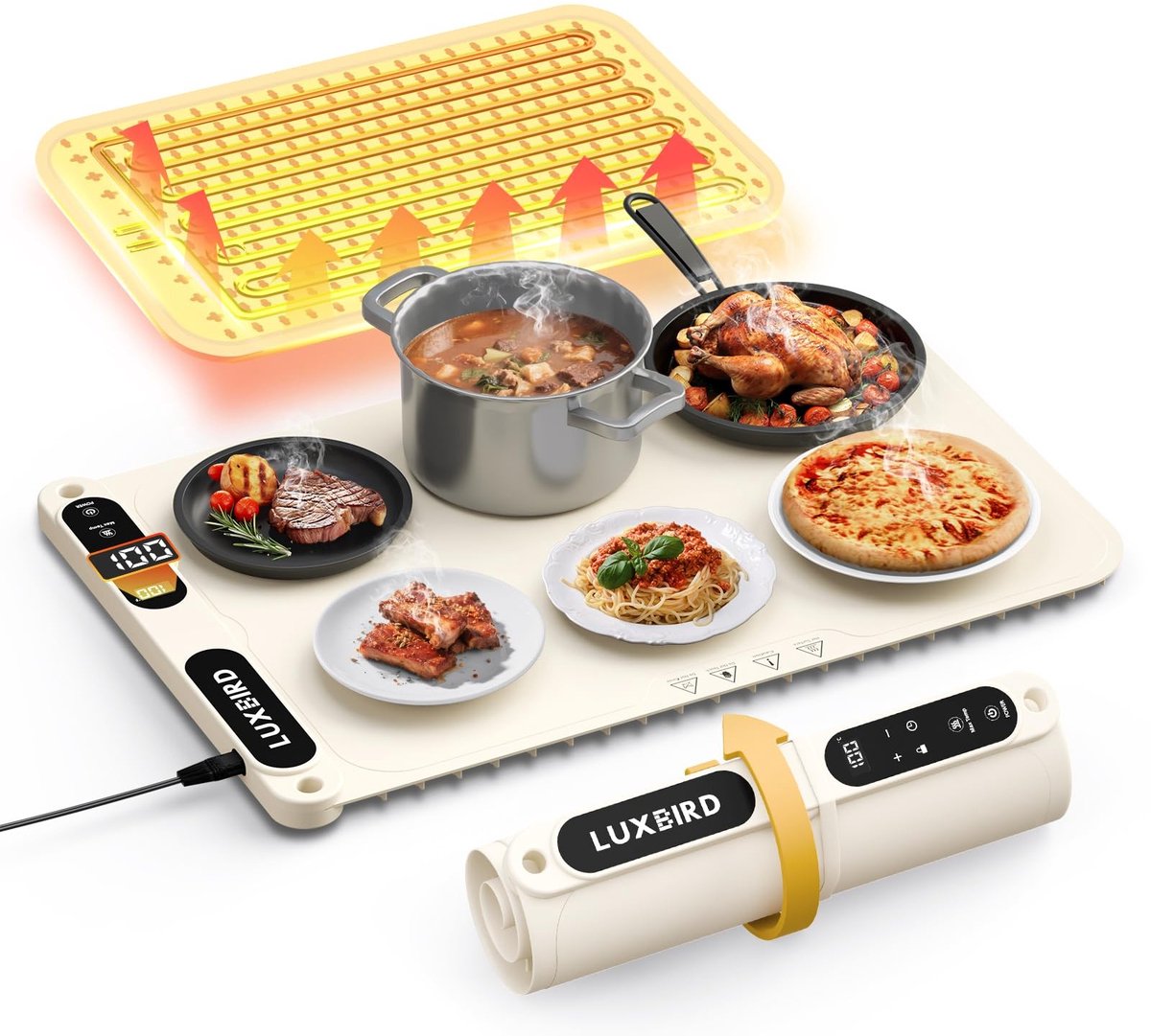 SolidKeus - Silicone Voedselverwarmingsmat met Temperatuurregeling