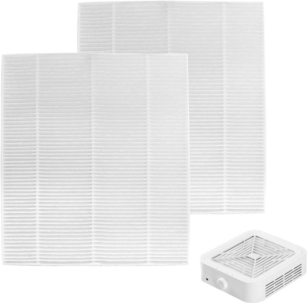 SolidKeus - Vervangfilters voor Nagelstofzuiger, 2 Stuks