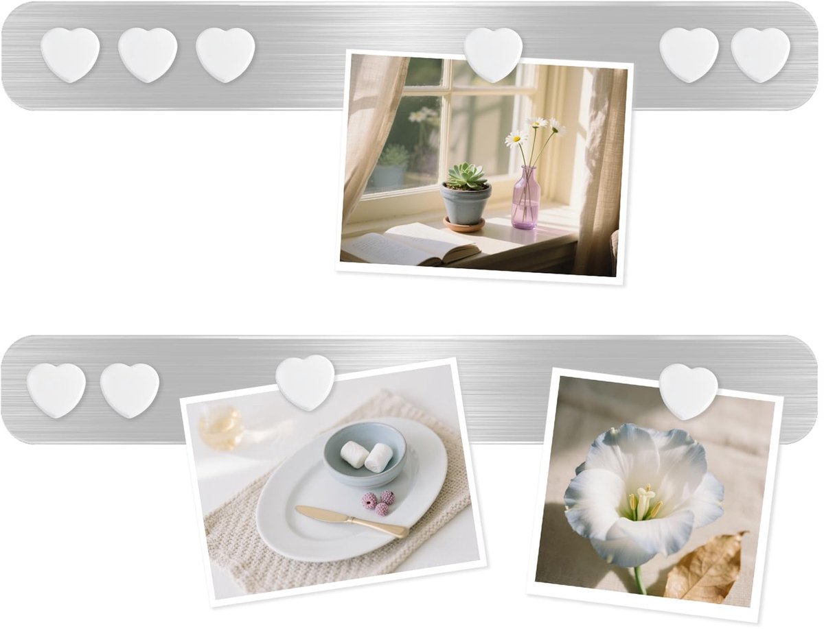 SolidKeus - Magnetisch Pinbord met 2 Zelfklevende Magnetische Strips