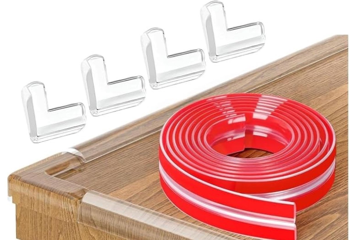 SolidKeus - 4 Meter Transparante Hoekbeschermer voor Kinderen