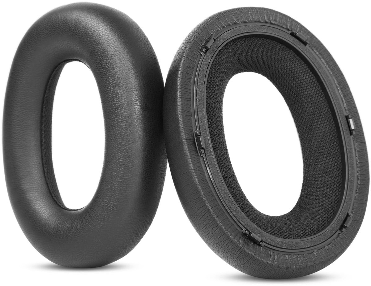SolidKeus - Vervangende Oorkussens voor Over-Ear Hoofdtelefoon met Premium Proteïneleer