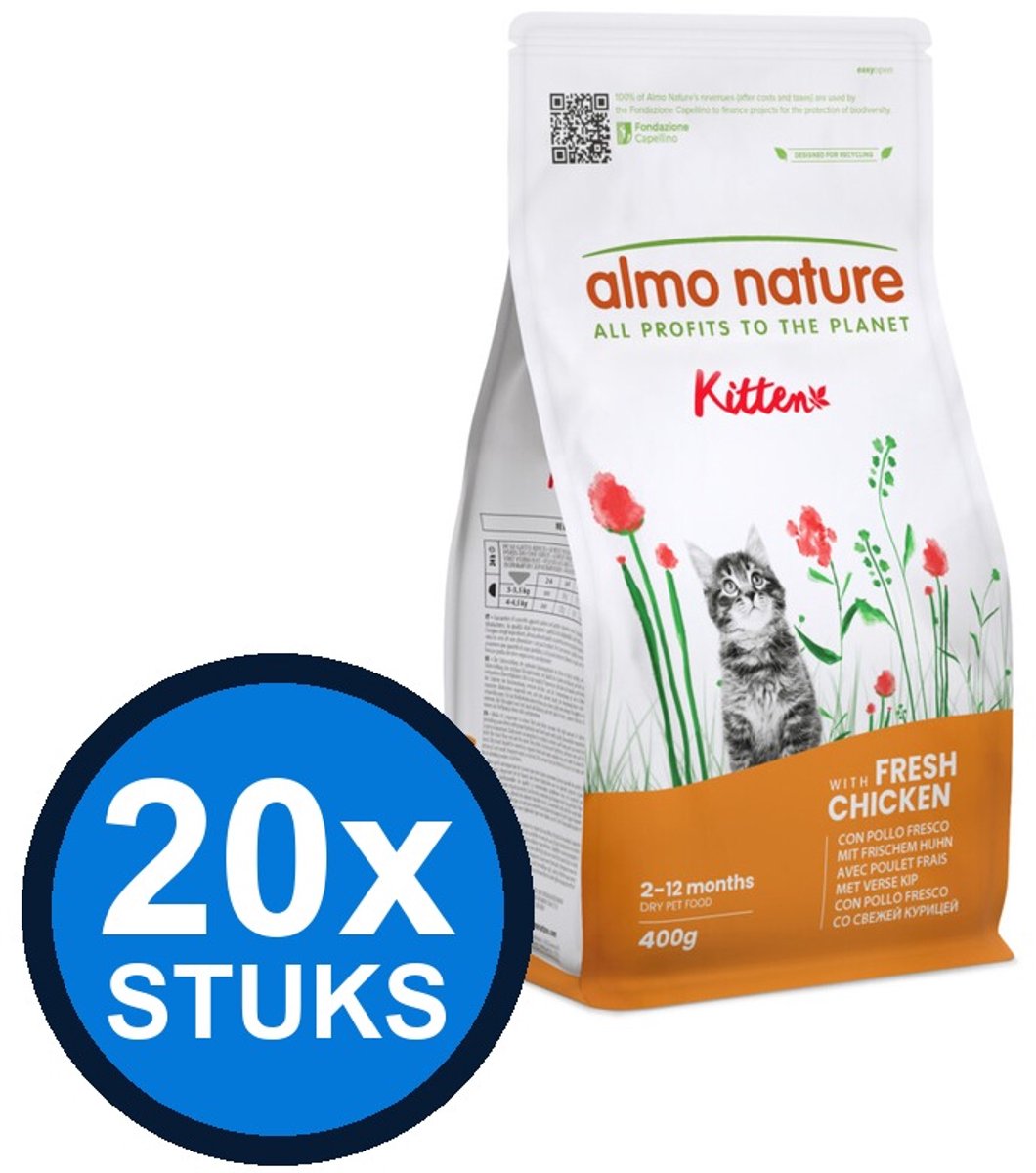 Almo Nature Almo Nature Life Maintenance kitten kip 400gr