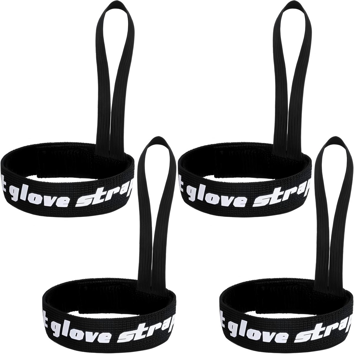 SolidKeus - 4 Stuks Skihandschoen Verliesbescherming met Verstelbare Riemen