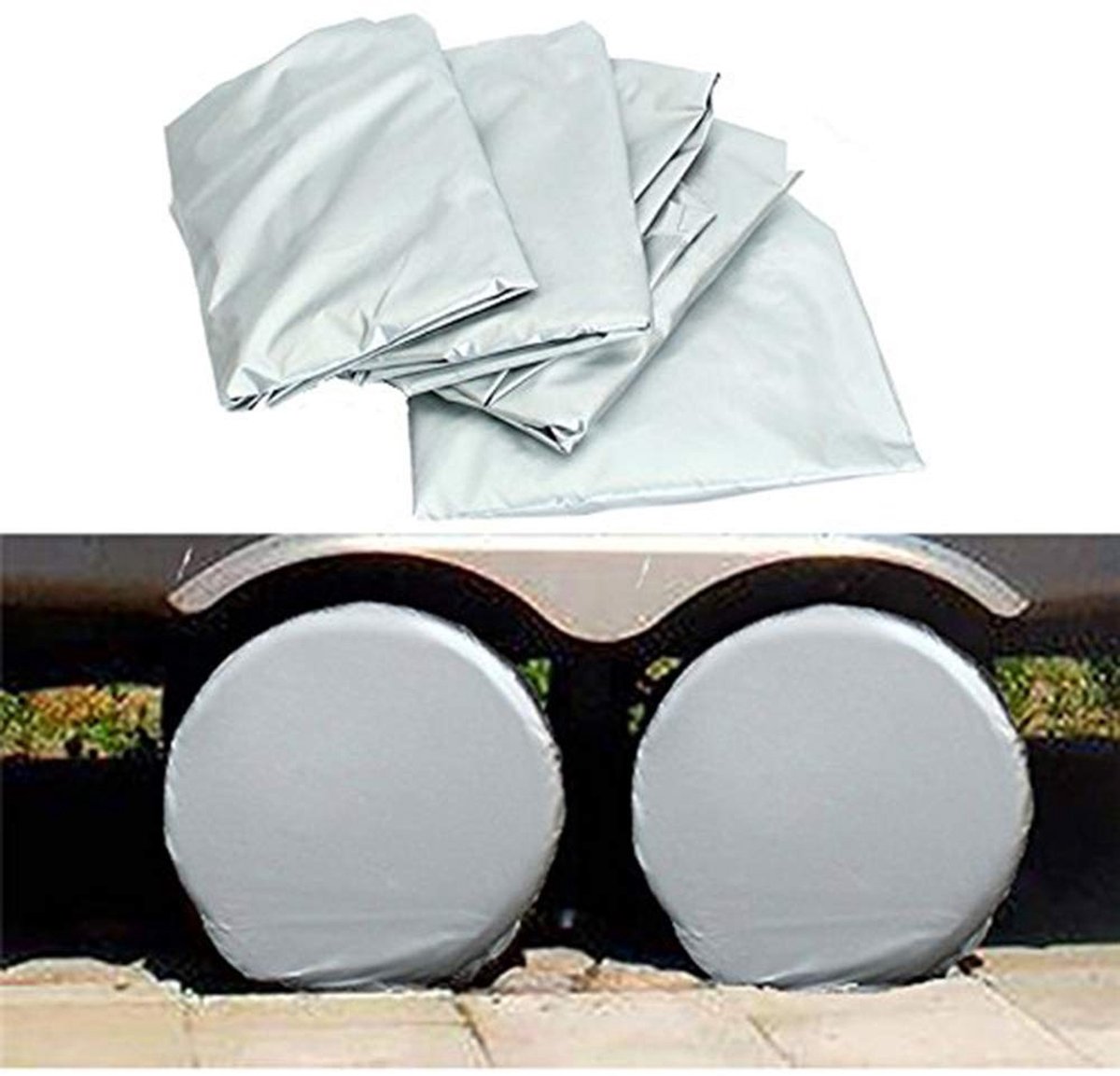 SolidKeus - Set van 4 Bandenhoezen voor Auto en Caravan
