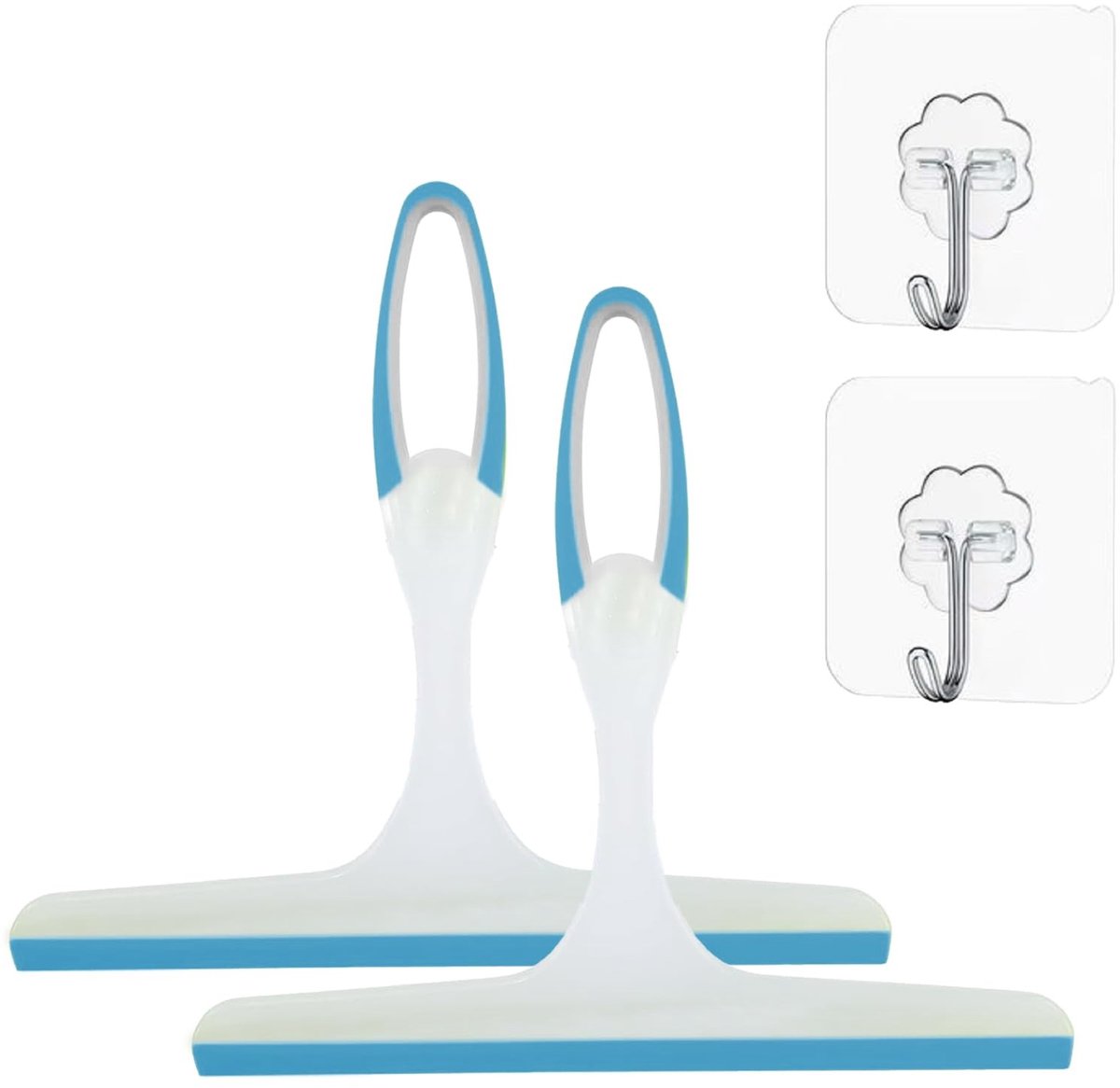 SolidKeus - Set van 2 Plastic Douche Wipers