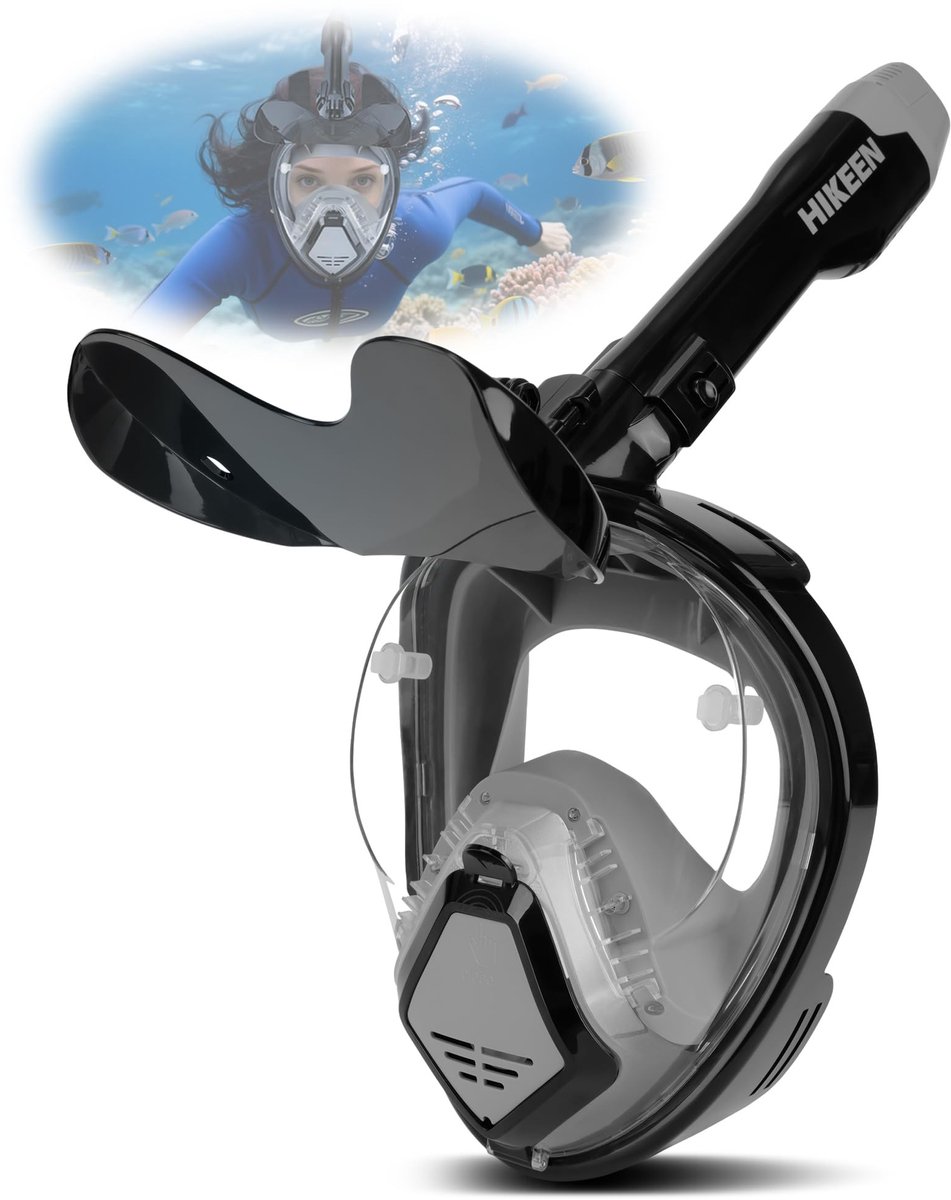 SolidKeus - Duikmasker met Volledige Gezichtsbedekking voor Snorkelen