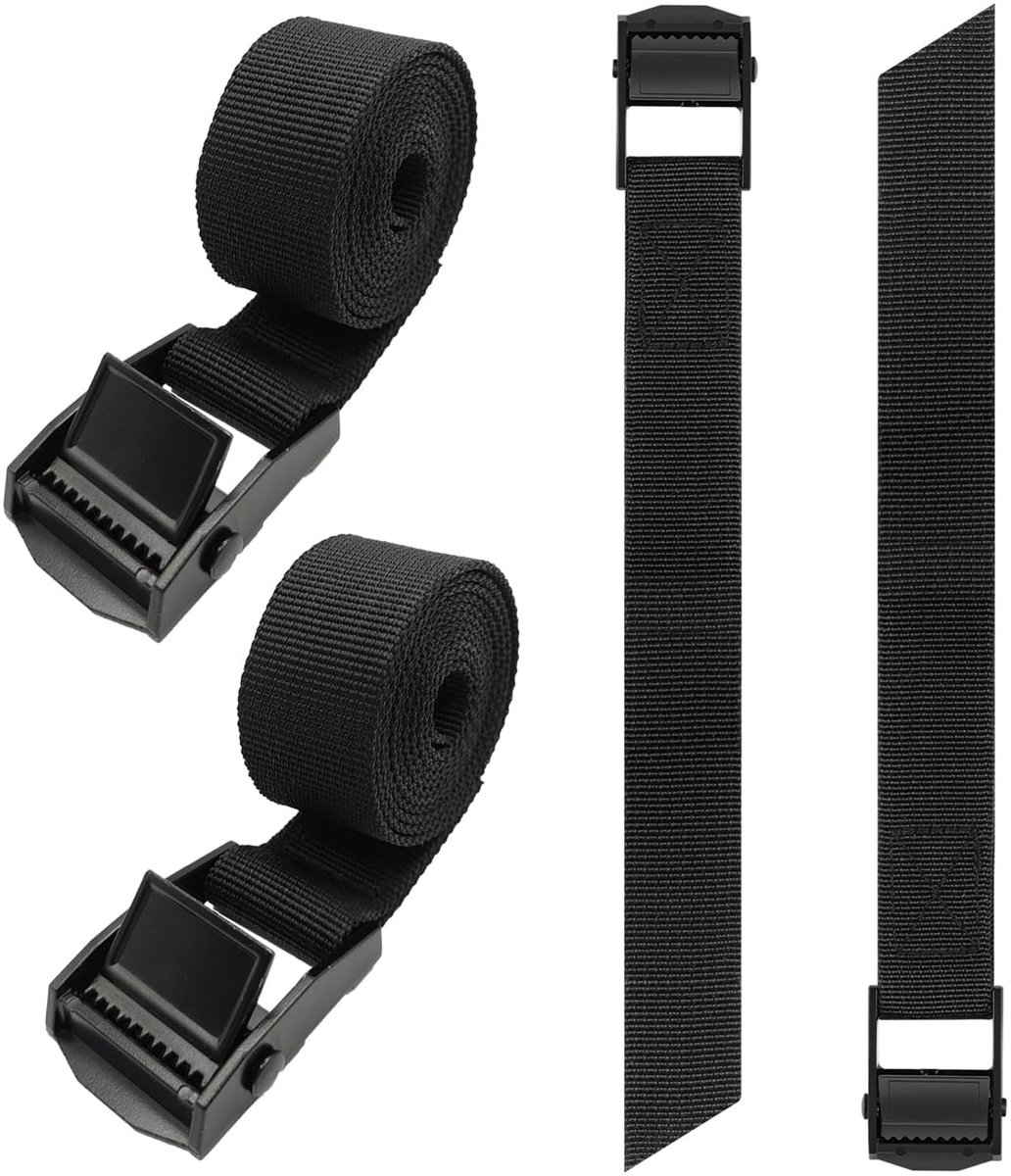 SolidKeus - Sjorbanden 50 cm - Set van 4 met Klem Sluiting