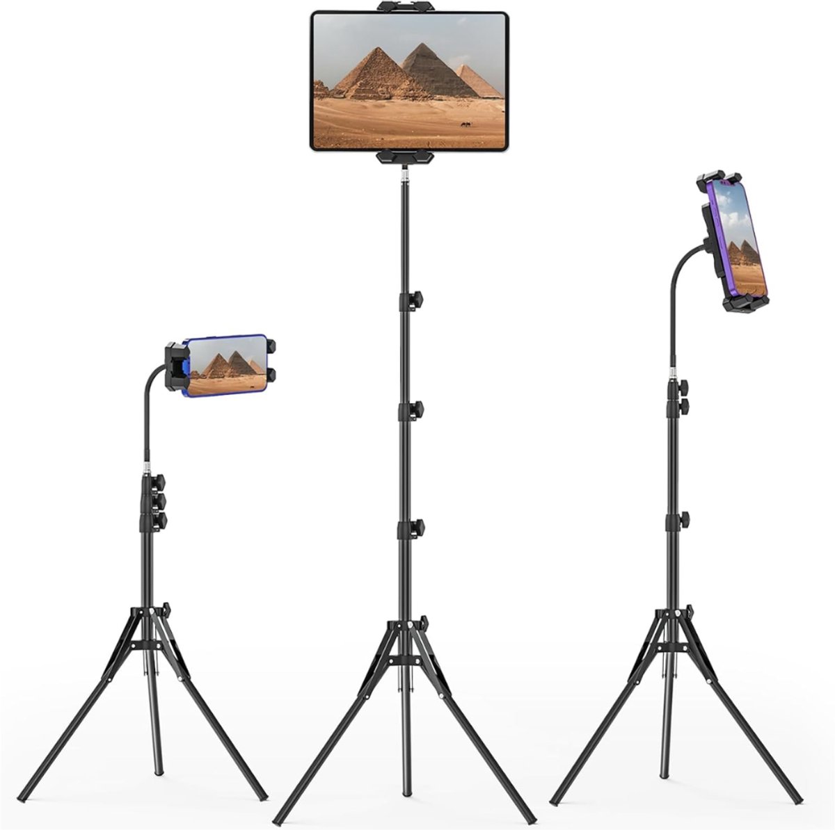 ZRNS® Tablet Standaard Statief - Verstelbaar - Ook voor Telefoon en iPad - 360° Draaibaar