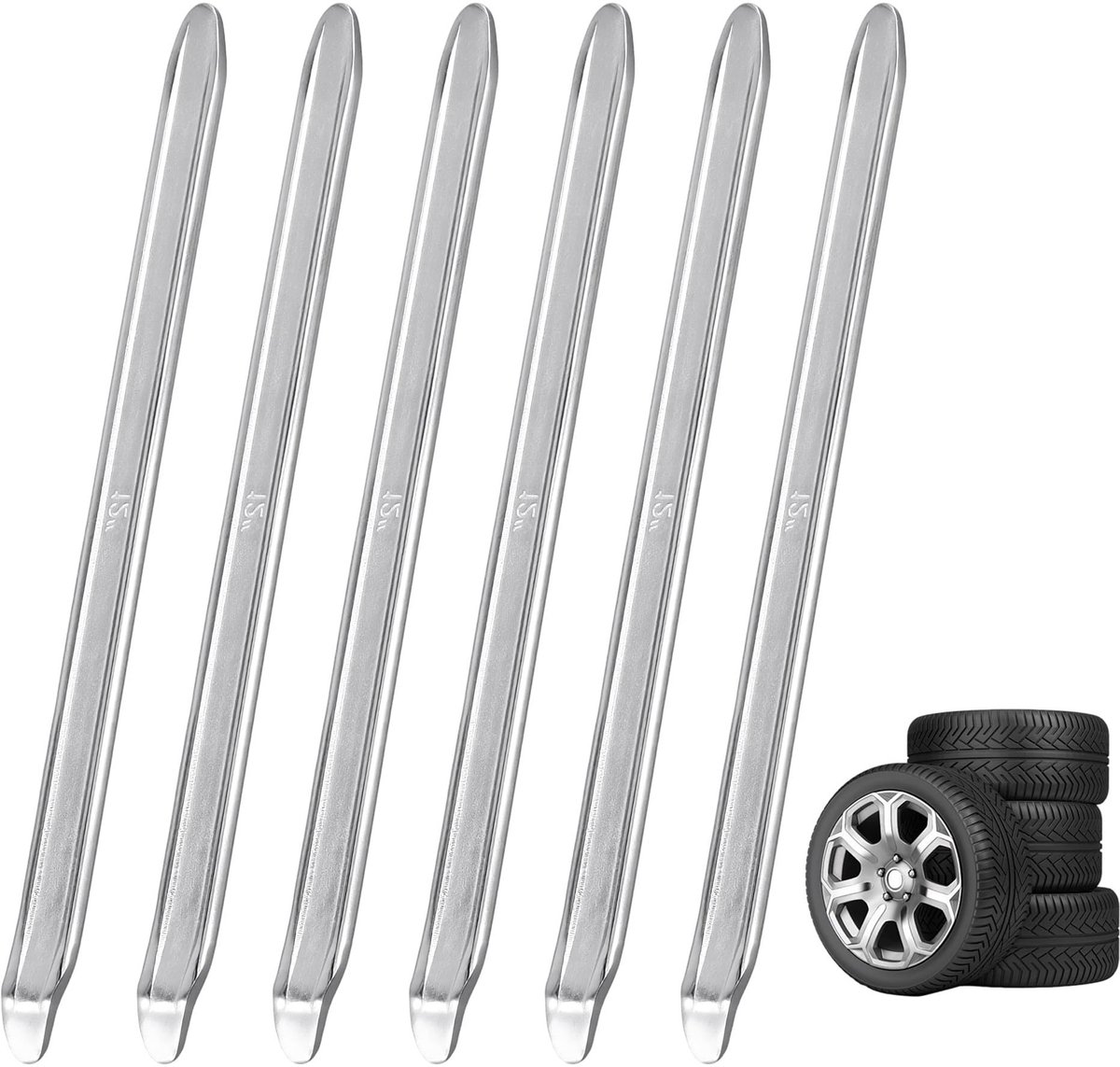 Omgoods - Set van 6 Montagehendels van Staal