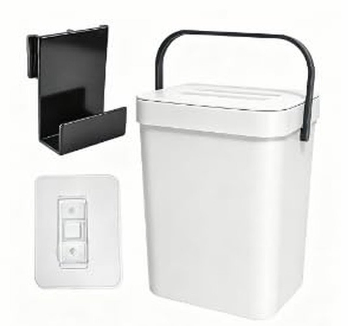 Omgoods - Hangende Vuilnisemmer van 5 Liter voor Ruimtebesparing