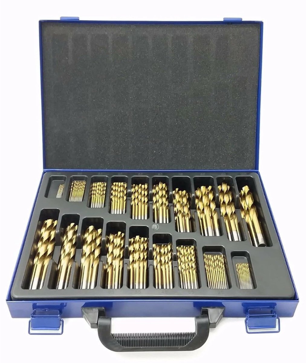 ZRNS® Metaalborenset - 170-delig - roestvrij staal/staal/hout/gietijzer/aluminium