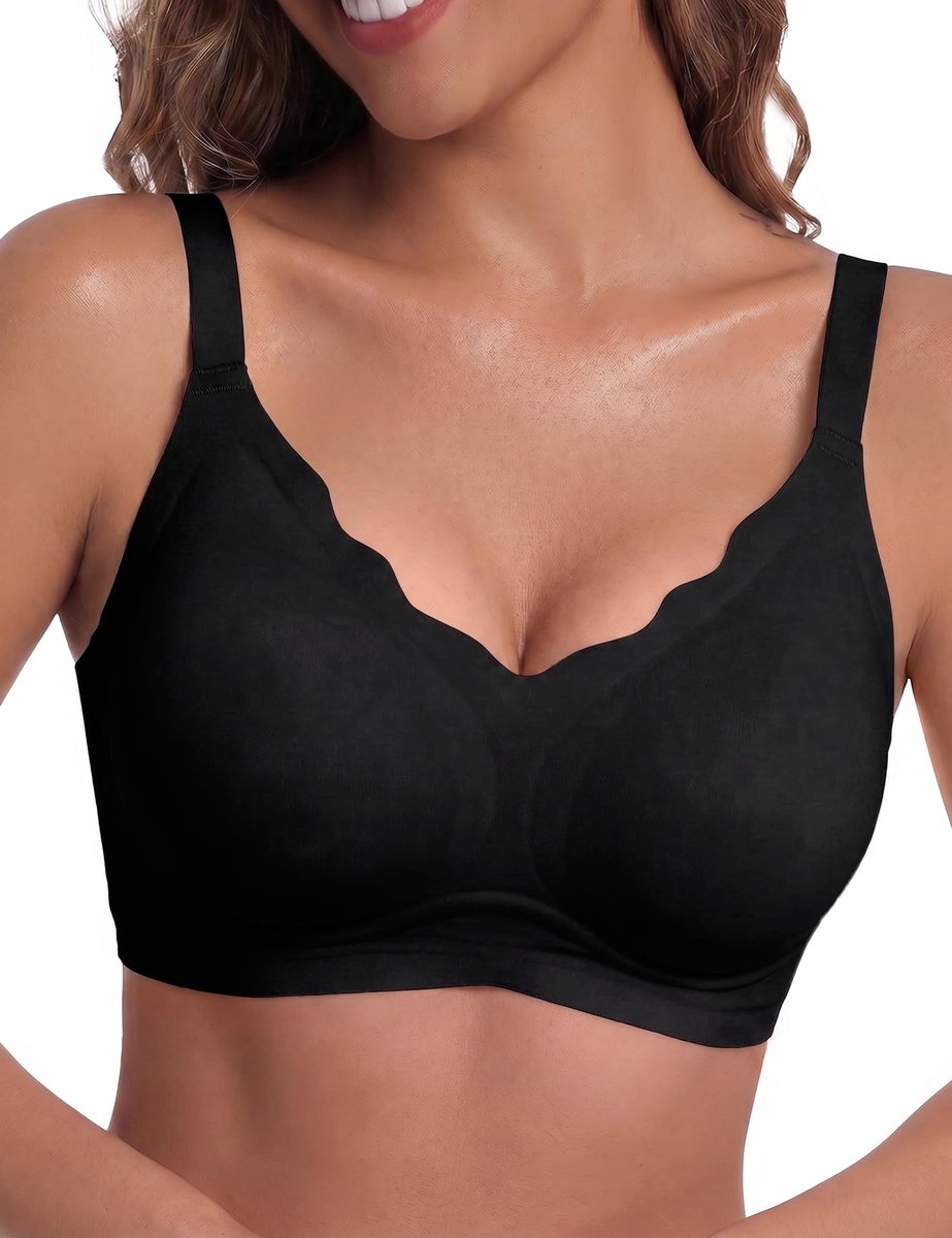 Omgoods - Naadloze Push-Up Beha met Volledige Bedekking voor Dames