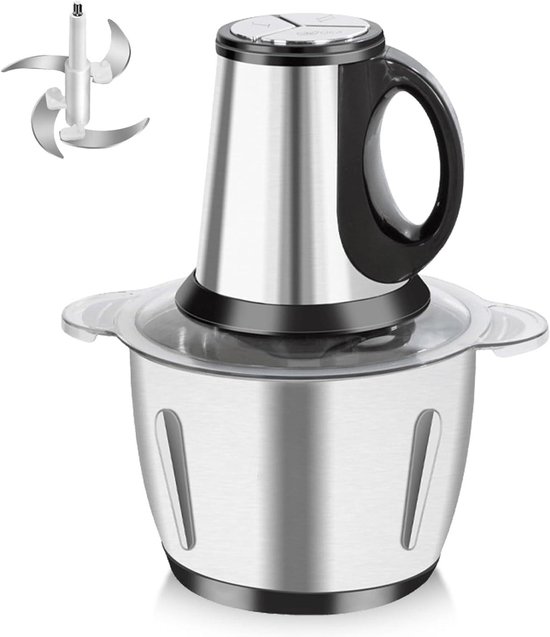 Mini Dvr Three Mini Hakmachine - Keukenmachine - Ingrediënten Verwerken - 3 Snelheden ...