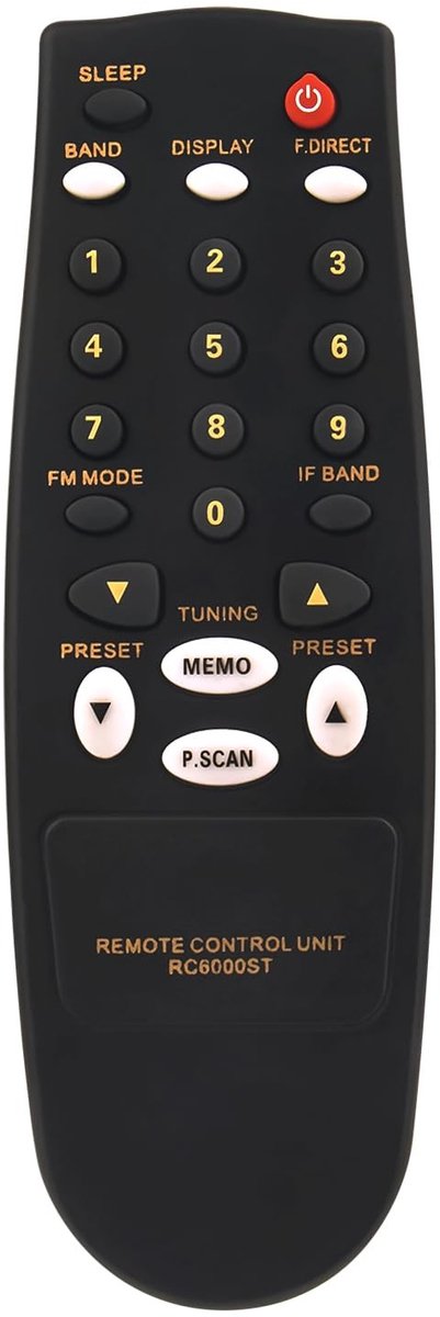 Omgoods - Vervangende Afstandsbediening voor Marantz Stereo Tuner