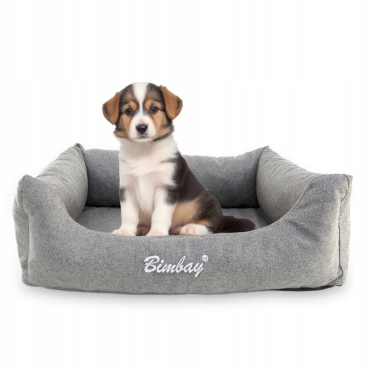 Bimbay Koral Hondenbank Grijs (65x50 cm) - Comfort & Stijl