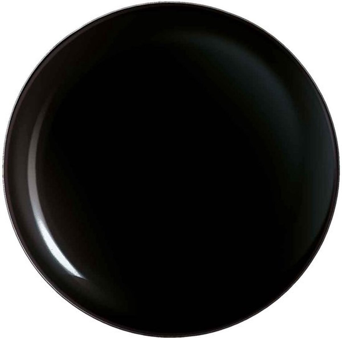 Arcoroc Evolutions Black Plat Bord D25cm