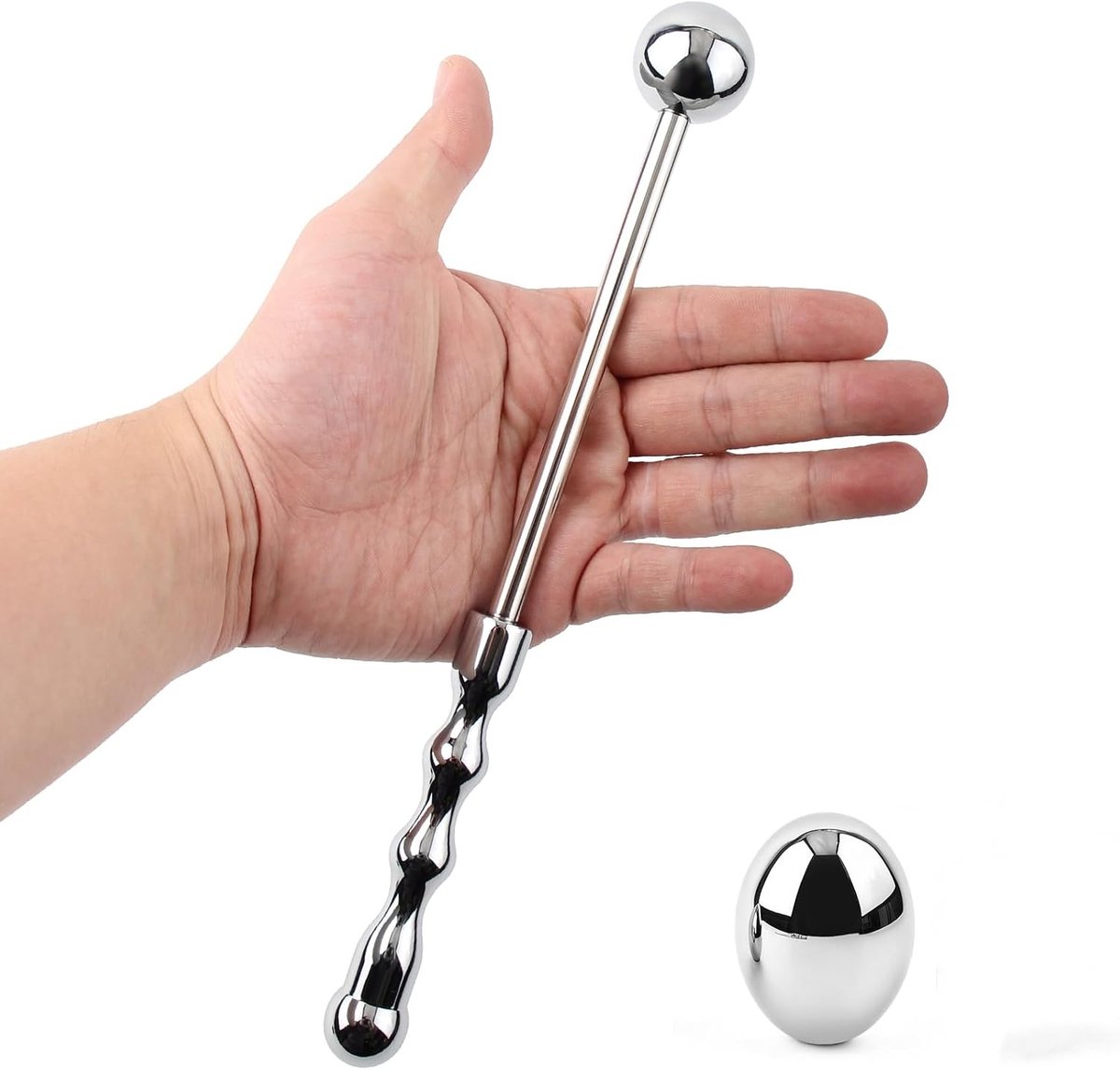 Lzwintrading - Anal Beads - Metall Buttplug - Butt Plug - SM Bondage - BDSM - Sex Toys voor Vrouwen Koppels - Anale Speeltjes Ballen - Anale Kralen Plug