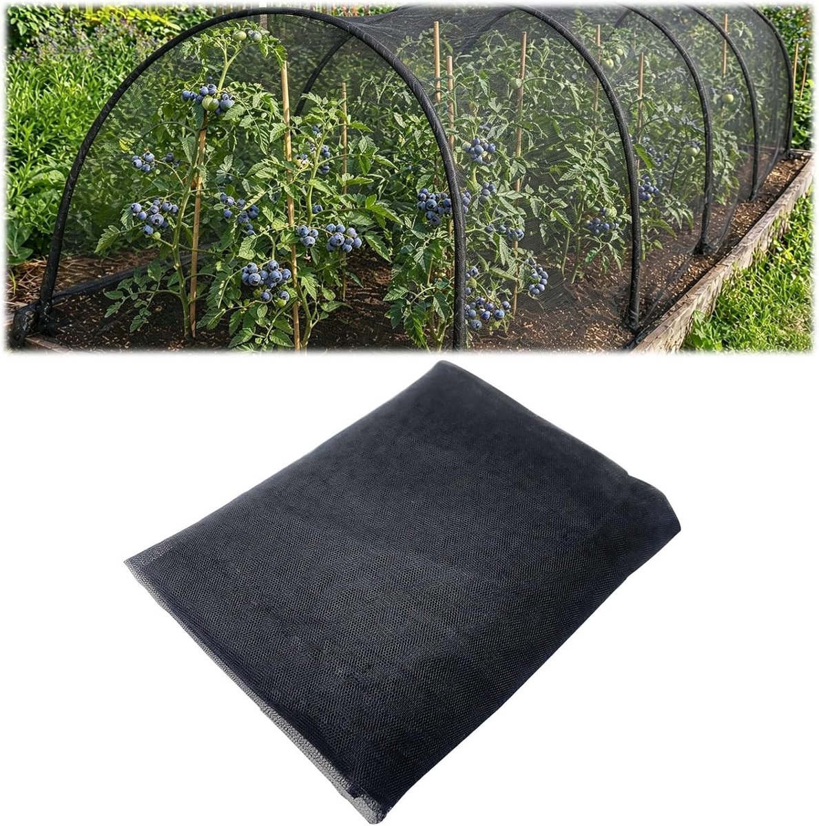 Insectenwerend Net - 3 x 4 m - Effectieve Bescherming Tegen Insecten - Voor Tuin en Buitengebruik