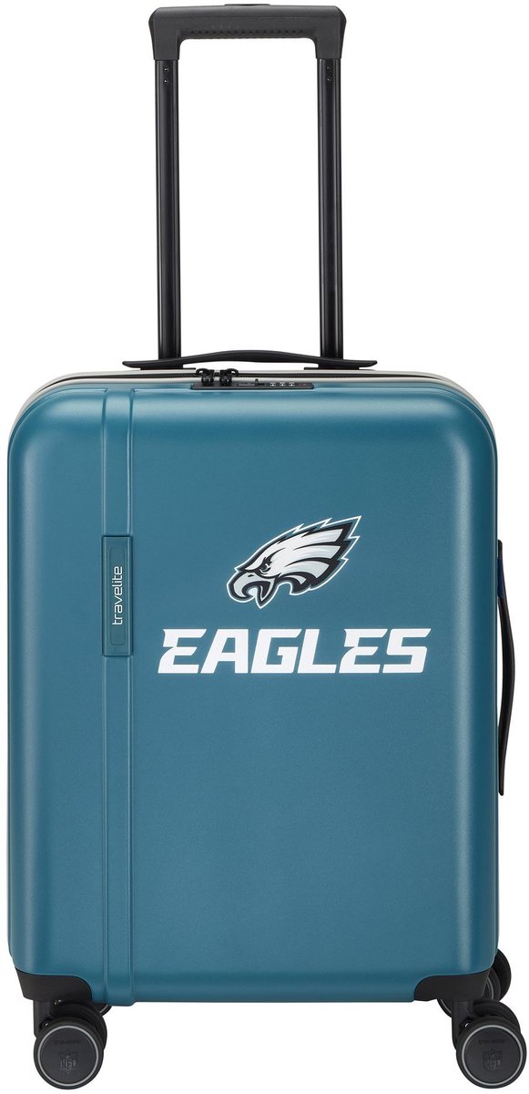 Travelite travelite x NFL 4 wielen Cabinewagen S 55 cm - Harde bagage - TSA slot - philadelphia eagles
