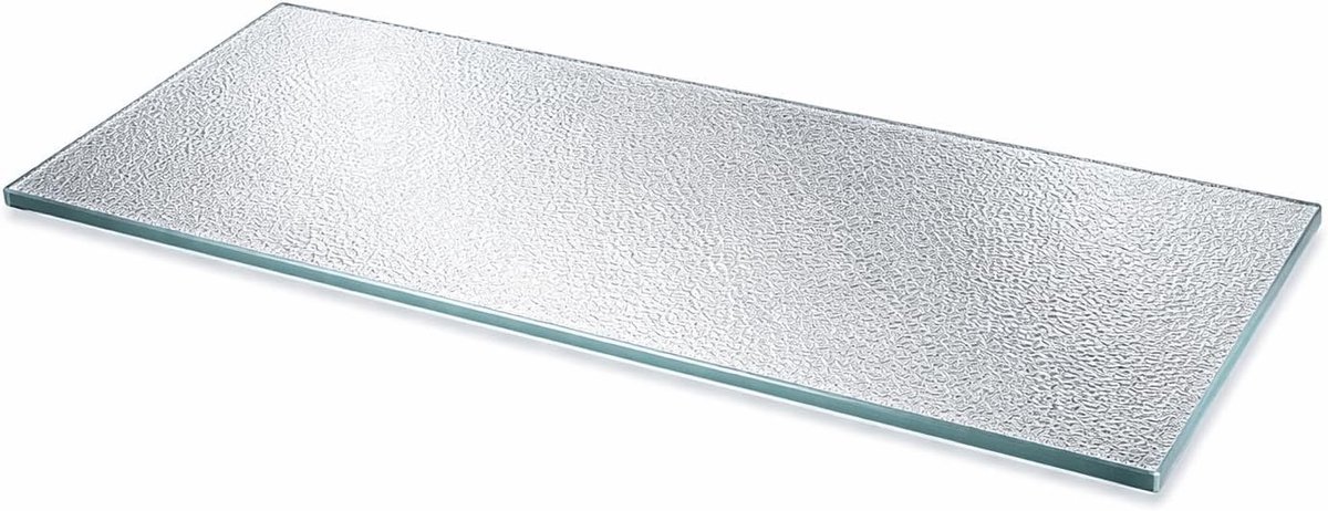 Glazen koelkastplank (47 cm x 30 cm, mat bedrukt c), dikte 4 mm